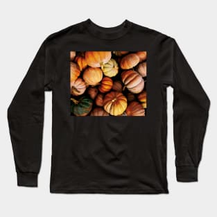 Halloween pumpkins, orange and green Long Sleeve T-Shirt